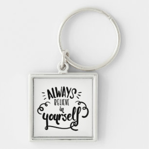 Porte-clés Citation Motivational Objectifs Attitude Confiance