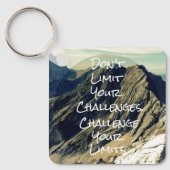 Porte-clés Citation Motivationnelle : Remettez vos limites (Recto)