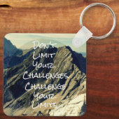 Porte-clés Citation Motivationnelle : Remettez vos limites (Verso)