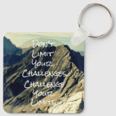 Porte-clés Citation Motivationnelle : Remettez vos limites (Dos)