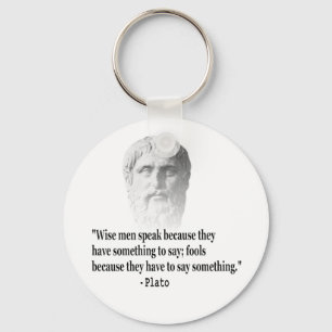 Porte-clés Citation Par Platon