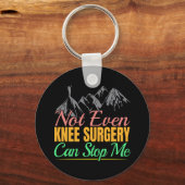 Porte-clés Citation Randonnée de chirurgie du genou - Escalad (Recto)