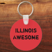 Porte-clés Citation Superbe Illinois  (Verso)