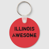 Porte-clés Citation Superbe Illinois  (Verso)