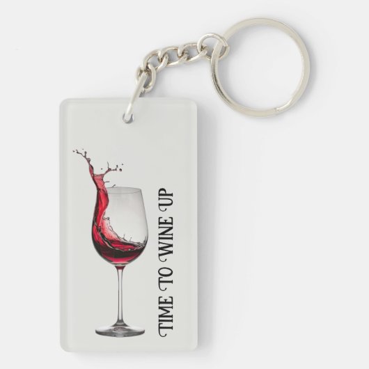 Porte-clés Citation Verre à vin (Dos)