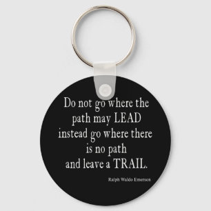 Porte-clés Citation Vintage sur le leadership inspiré Emerso