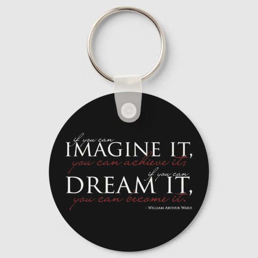 Porte-clés Citation William Ward Imagine (Recto)