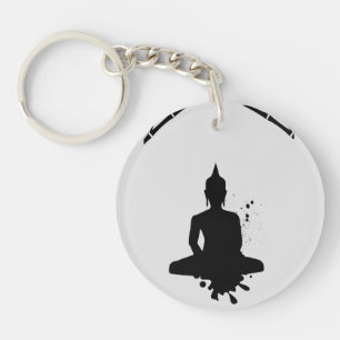 Porte-clés Citation zen : Sagesse et méditation