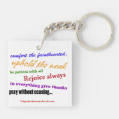 Porte-clés Citations bibliques Inspiration (Dos)