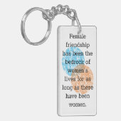 Porte-clés Citations d'amitié féminine (Devant gauche)