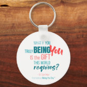 Porte-clés Citations de la Journée internationale de l'être v (Recto)