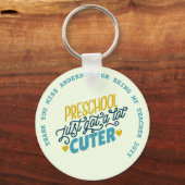 Porte-clés Citations de l'enseignant Appréciation de retraite (Recto)