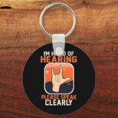 Porte-clés Citations difficiles à entendre Citations de sensi (Recto)