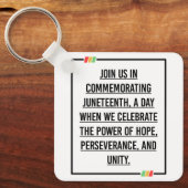 Porte-clés Citations du 11° siècle, Liberté des Africains-Amé (Recto)