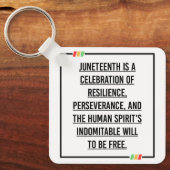 Porte-clés Citations du 11° siècle, Liberté des Africains-Amé (Recto)