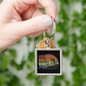 Porte-clés citations inspirantes à vélo (main)