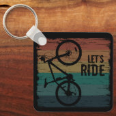 Porte-clés citations inspirantes de cyclisme (Recto)