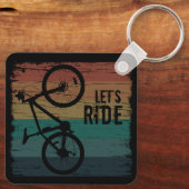 Porte-clés citations inspirantes de cyclisme (Verso)