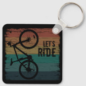 Porte-clés citations inspirantes de cyclisme (Dos)