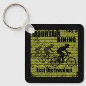 Porte-clés citations inspirantes de cyclisme (Recto)