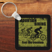 Porte-clés citations inspirantes de cyclisme (Recto)