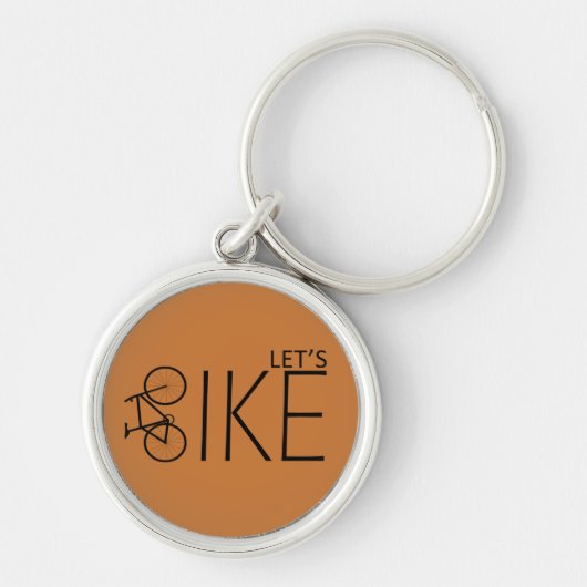 Porte-clés citations inspirantes de cyclisme (Devant)