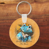 Porte-clés Citations Inspirationnelles Vous Êtes Belle Grenou (Recto)