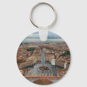 Porte-clés Cité du Vatican - Vue de la basilique Saint-Pierre