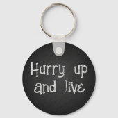 Porte-clés Citer stoïque gris minimaliste (Recto)