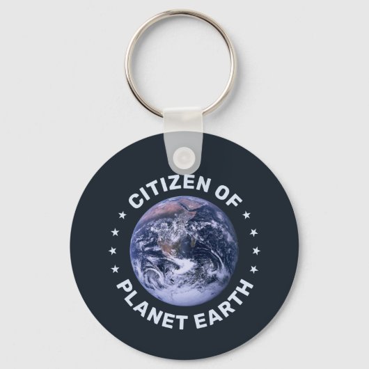 Porte-clés Citoyen de Planet Earth Porte - clé (Recto)