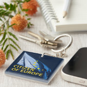 Porte-clés Citoyen d'Europe (Devant Droit)