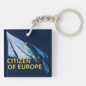 Porte-clés Citoyen d'Europe (Dos)