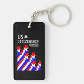Porte-clés Citoyenneté américaine accordée (Dos)