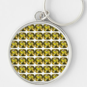 Porte-clés Citrine Gemstone Jaune