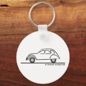 Porte-clés Citroen 2CV (Recto)