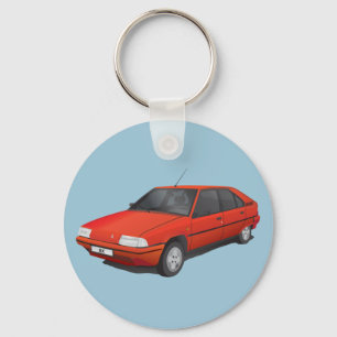 Porte-clés Citroën BX rouge