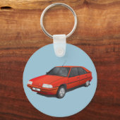 Porte-clés Citroën BX rouge (Recto)
