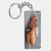 Porte-clés Citroen orange Mehari (Devant gauche)