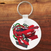 Porte-clés Citroen Xantia Activa Bague à clé illustrée (Recto)