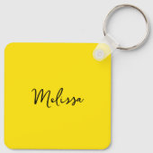 Porte-clés Citron avec fleurs (Dos)