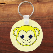 Porte-clés Citron de singe mignon (Recto)