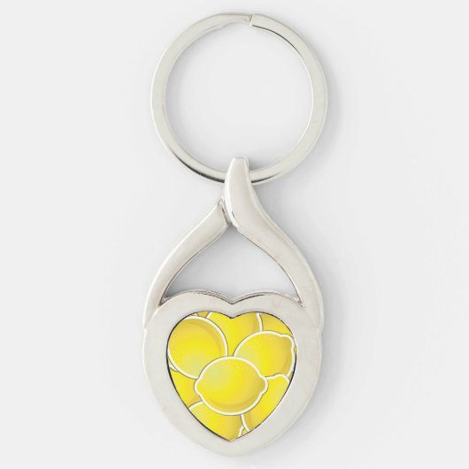 Porte-clés Citron funky (Devant)