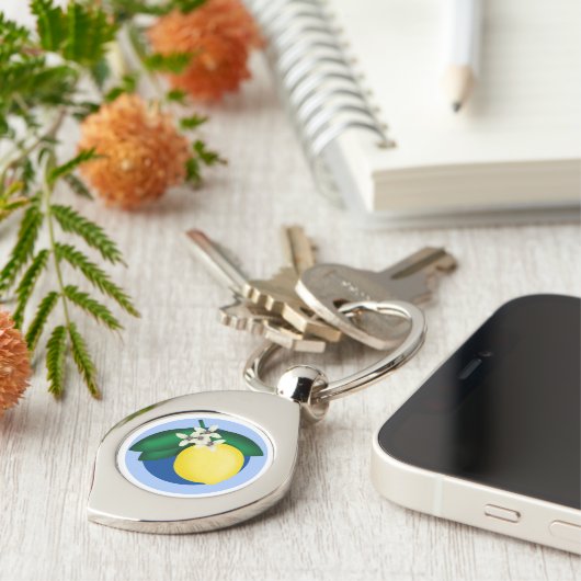 Porte-clés Citron KiniArt (Côté )