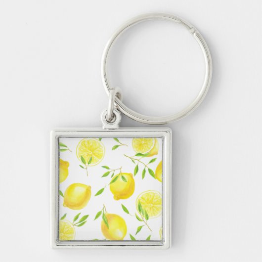 Porte-clés Citrons et feuilles (Devant)