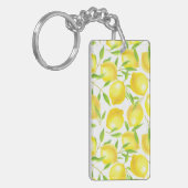 Porte-clés Citrons et motif feuille (Devant gauche)