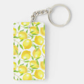 Porte-clés Citrons et motif feuille (Dos)
