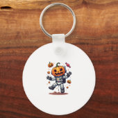 Porte-clés Citrouille Astronaut � Éffrayant Space Explorer (Recto)