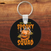 Porte-clés Citrouille Crâne Halloween Éffrayant Squad Graphis (Recto)
