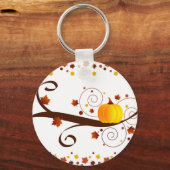 Porte-clés Citrouille d'automne - Porte - clé (Recto)