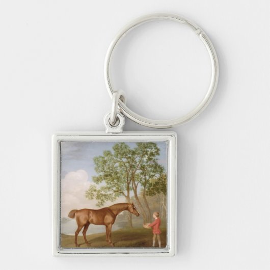 Porte-clés Citrouille de George Stubbs | avec un Stable-Jeune (Devant)